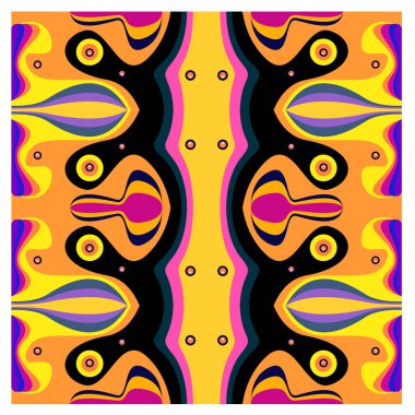 Kaynak için vektör renkli geometrik ve eğri arkaplan deseni