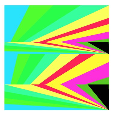 Kaynak için vektör renkli geometrik ve eğri arkaplan deseni