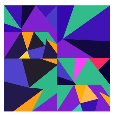 Kaynak için vektör renkli geometrik ve eğri arkaplan deseni