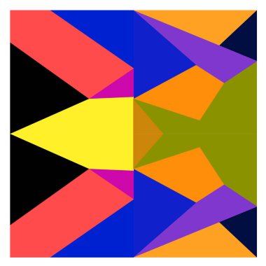 Kaynak için vektör renkli geometrik ve eğri arkaplan deseni