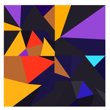 Kaynak için vektör renkli geometrik ve eğri arkaplan deseni