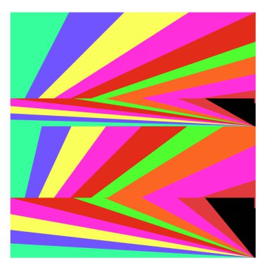 Kaynak için vektör renkli geometrik ve eğri arkaplan deseni