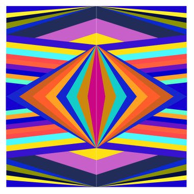 Kaynak için vektör renkli geometrik ve eğri arkaplan deseni