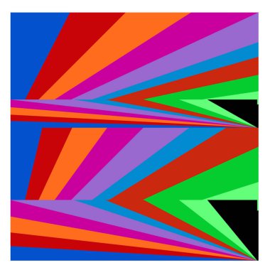 Kaynak için vektör renkli geometrik ve eğri arkaplan deseni