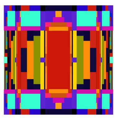 Kaynak için vektör renkli geometrik ve eğri arkaplan deseni