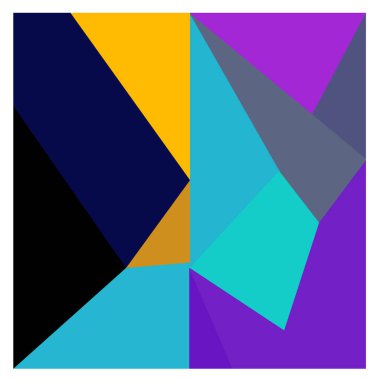 Kaynak için vektör renkli geometrik ve eğri arkaplan deseni