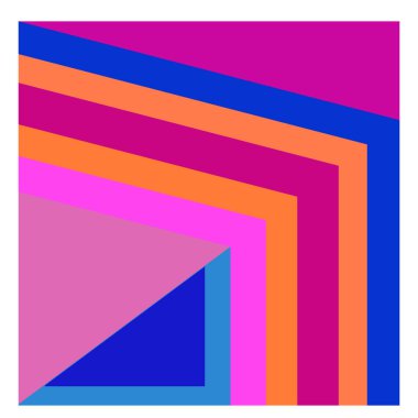 Kaynak için vektör renkli geometrik ve eğri arkaplan deseni