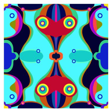 Kaynak için vektör renkli geometrik ve eğri arkaplan deseni