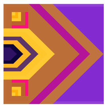 Kaynak için vektör renkli geometrik ve eğri arkaplan deseni