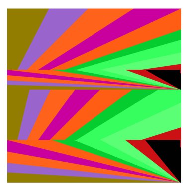 Kaynak için vektör renkli geometrik ve eğri arkaplan deseni