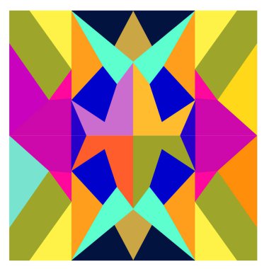 Kaynak için vektör renkli geometrik ve eğri arkaplan deseni