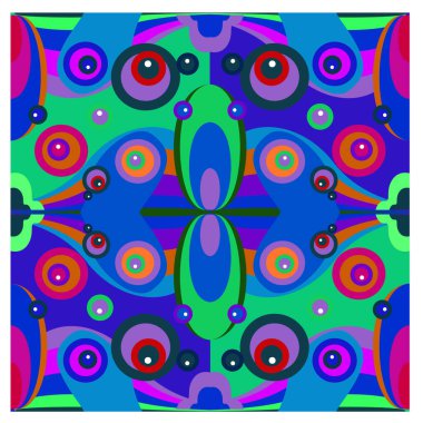 Kaynak için vektör renkli geometrik ve eğri arkaplan deseni