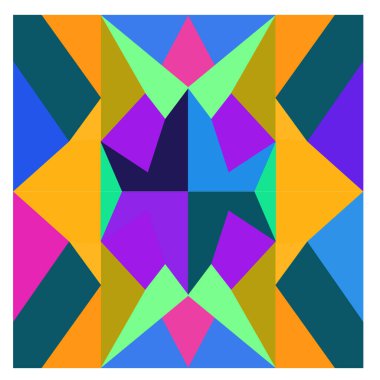 Kaynak için vektör renkli geometrik ve eğri arkaplan deseni