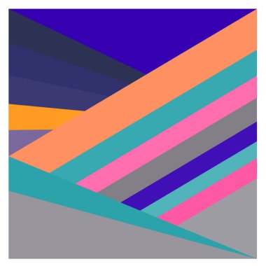 Kaynak için vektör renkli geometrik ve eğri arkaplan deseni