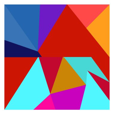 Kaynak için vektör renkli geometrik ve eğri arkaplan deseni