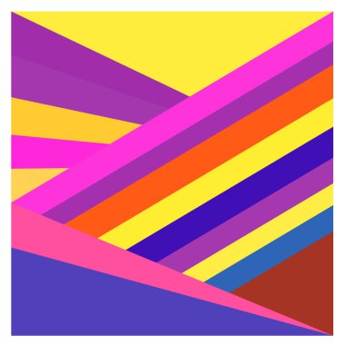 Kaynak için vektör renkli geometrik ve eğri arkaplan deseni