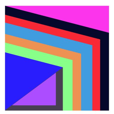 Kaynak için vektör renkli geometrik ve eğri arkaplan deseni