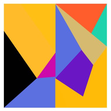 Kaynak için vektör renkli geometrik ve eğri arkaplan deseni