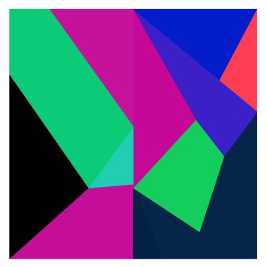 Kaynak için vektör renkli geometrik ve eğri arkaplan deseni