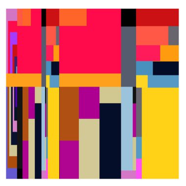 Kaynak için vektör renkli geometrik ve eğri arkaplan deseni