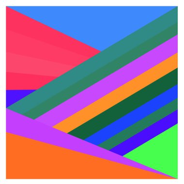 Kaynak için vektör renkli geometrik ve eğri arkaplan deseni