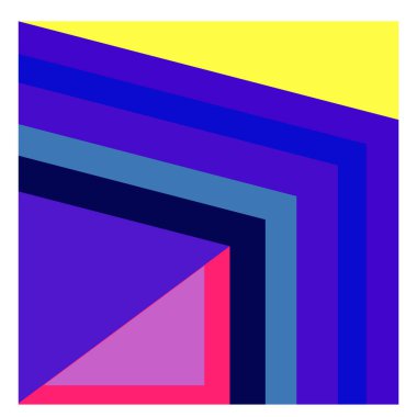 Kaynak için vektör renkli geometrik ve eğri arkaplan deseni