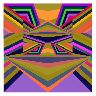 Kaynak için vektör renkli geometrik ve eğri arkaplan deseni