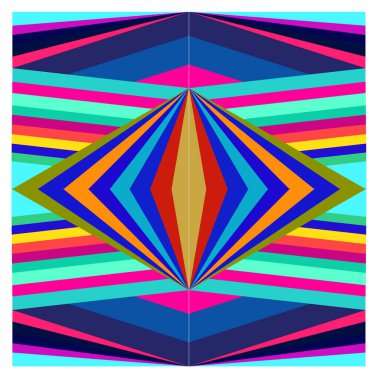 Kaynak için vektör renkli geometrik ve eğri arkaplan deseni