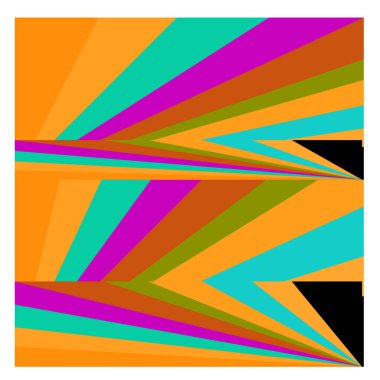 Kaynak için vektör renkli geometrik ve eğri arkaplan deseni