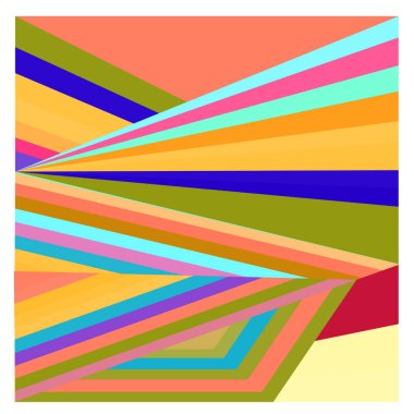 Kaynak için vektör renkli geometrik ve eğri arkaplan deseni