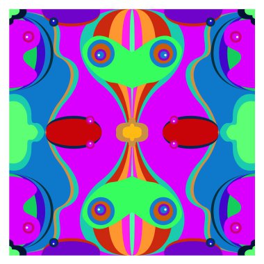 Kaynak için vektör renkli geometrik ve eğri arkaplan deseni