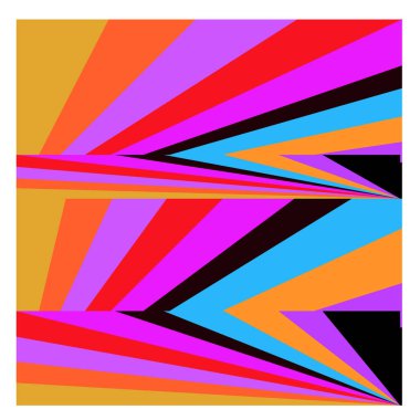 Kaynak için vektör renkli geometrik ve eğri arkaplan deseni