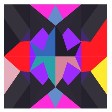 Kaynak için vektör renkli geometrik ve eğri arkaplan deseni