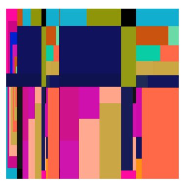 Kaynak için vektör renkli geometrik ve eğri arkaplan deseni