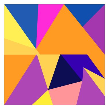 Kaynak için vektör renkli geometrik ve eğri arkaplan deseni