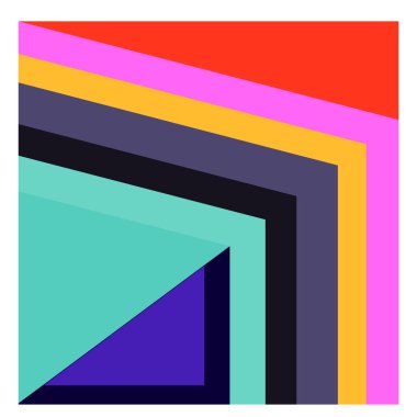 Kaynak için vektör renkli geometrik ve eğri arkaplan deseni