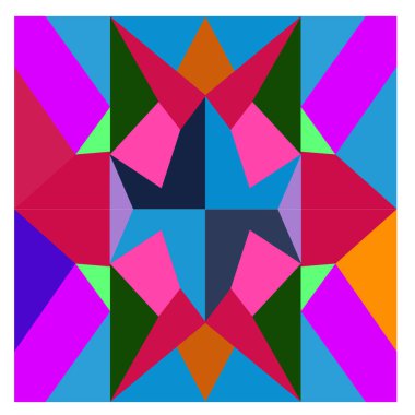 Kaynak için vektör renkli geometrik ve eğri arkaplan deseni