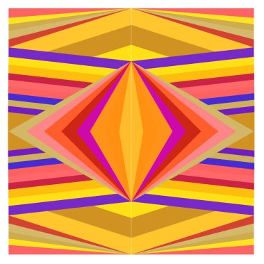 Kaynak için vektör renkli geometrik ve eğri arkaplan deseni