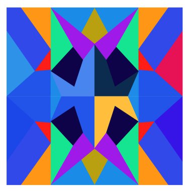 Kaynak için vektör renkli geometrik ve eğri arkaplan deseni