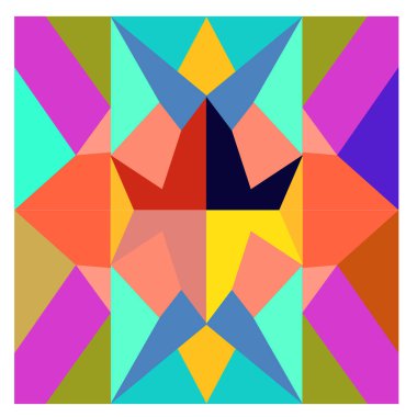 Kaynak için vektör renkli geometrik ve eğri arkaplan deseni