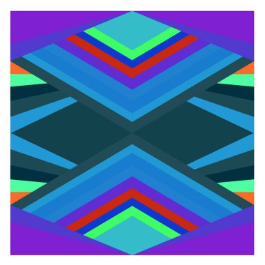 Kaynak için vektör renkli geometrik ve eğri arkaplan deseni