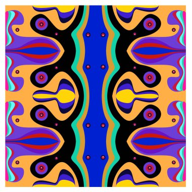 Kaynak için vektör renkli geometrik ve eğri arkaplan deseni