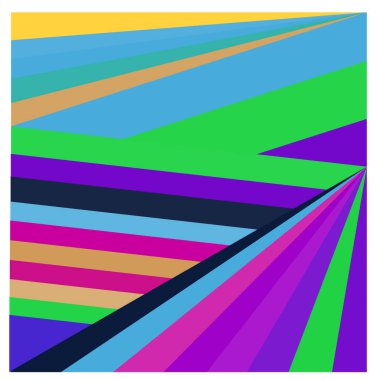 Kaynak için vektör renkli geometrik ve eğri arkaplan deseni