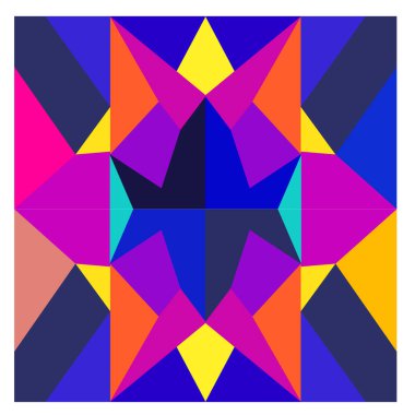 Kaynak için vektör renkli geometrik ve eğri arkaplan deseni