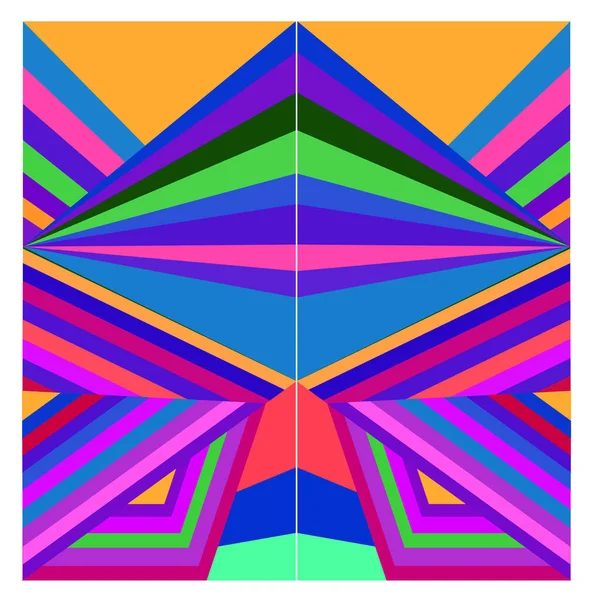 Vektor Färgglada Geometriska Och Kurva Bakgrund Mönster För Foder — Stock vektor