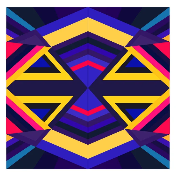 Kaynak için vektör renkli geometrik ve eğri arkaplan deseni