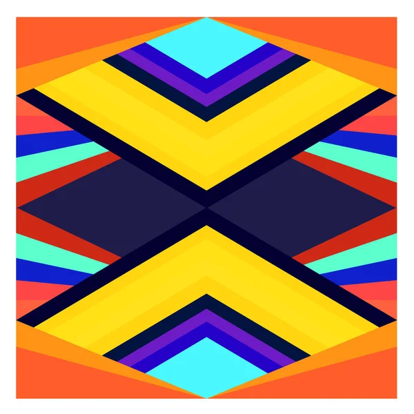 Kaynak için vektör renkli geometrik ve eğri arkaplan deseni