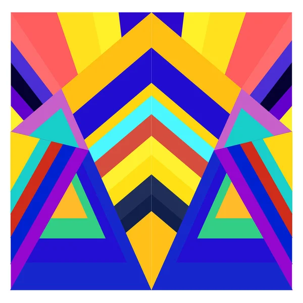 Kaynak için vektör renkli geometrik ve eğri arkaplan deseni