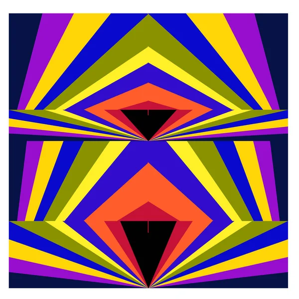 Kaynak için vektör renkli geometrik ve eğri arkaplan deseni