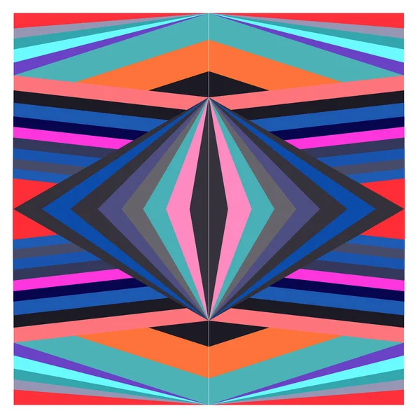 Kaynak için vektör renkli geometrik ve eğri arkaplan deseni